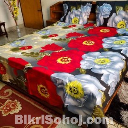 Double Size Cotton Bed Sheet Set Code:  DB-193